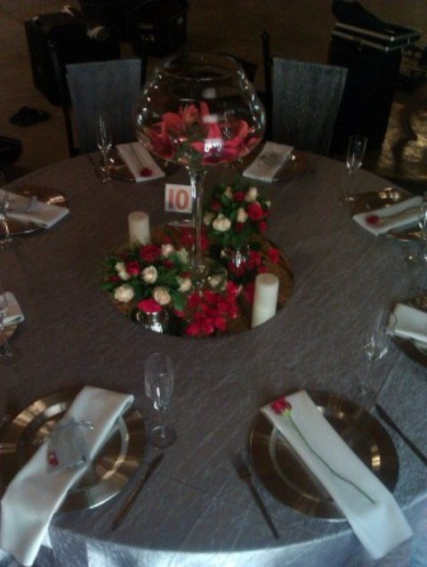 Guest table 1 Jenny Campher en Pieter Geldenhuys at CUSSONIA CREST